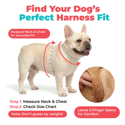 Step-In Plush Suede Pet Harness