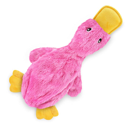 Crinkle Duck Stuffless Dog Toy