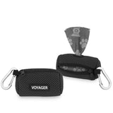 Mesh Dog Waste Bag Dispenser with Velcro Strap for Leash