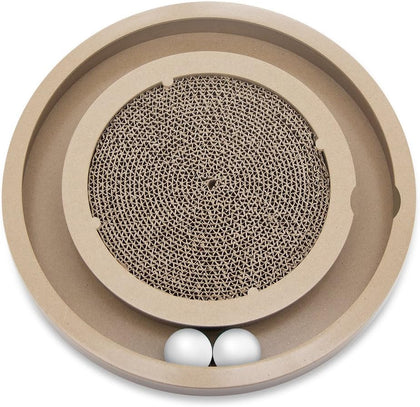 Scratch and Spin Cat Scratcher