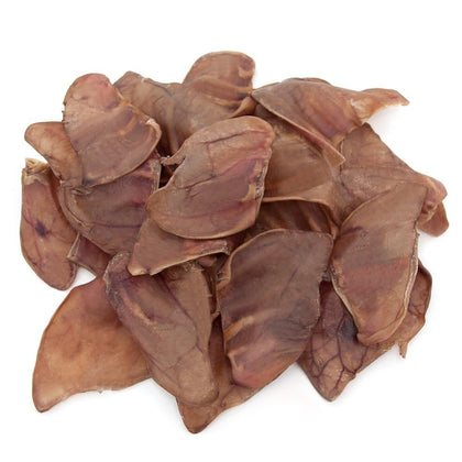 GigaBite Whole and Slivers Pig Ears Dog Treats