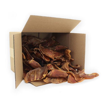 GigaBite Whole and Slivers Pig Ears Dog Treats