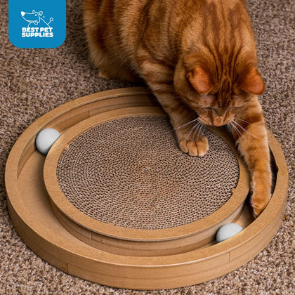 Scratch and Spin Cat Scratcher