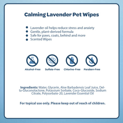 Grooming Pet Wipes