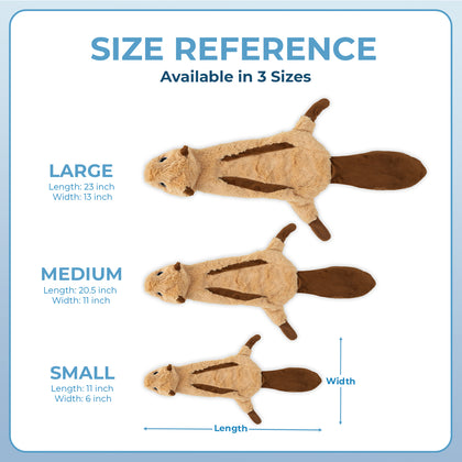 2-in-1 Fun Skins Stuffing Free Dog Toys (4-Pack Set)