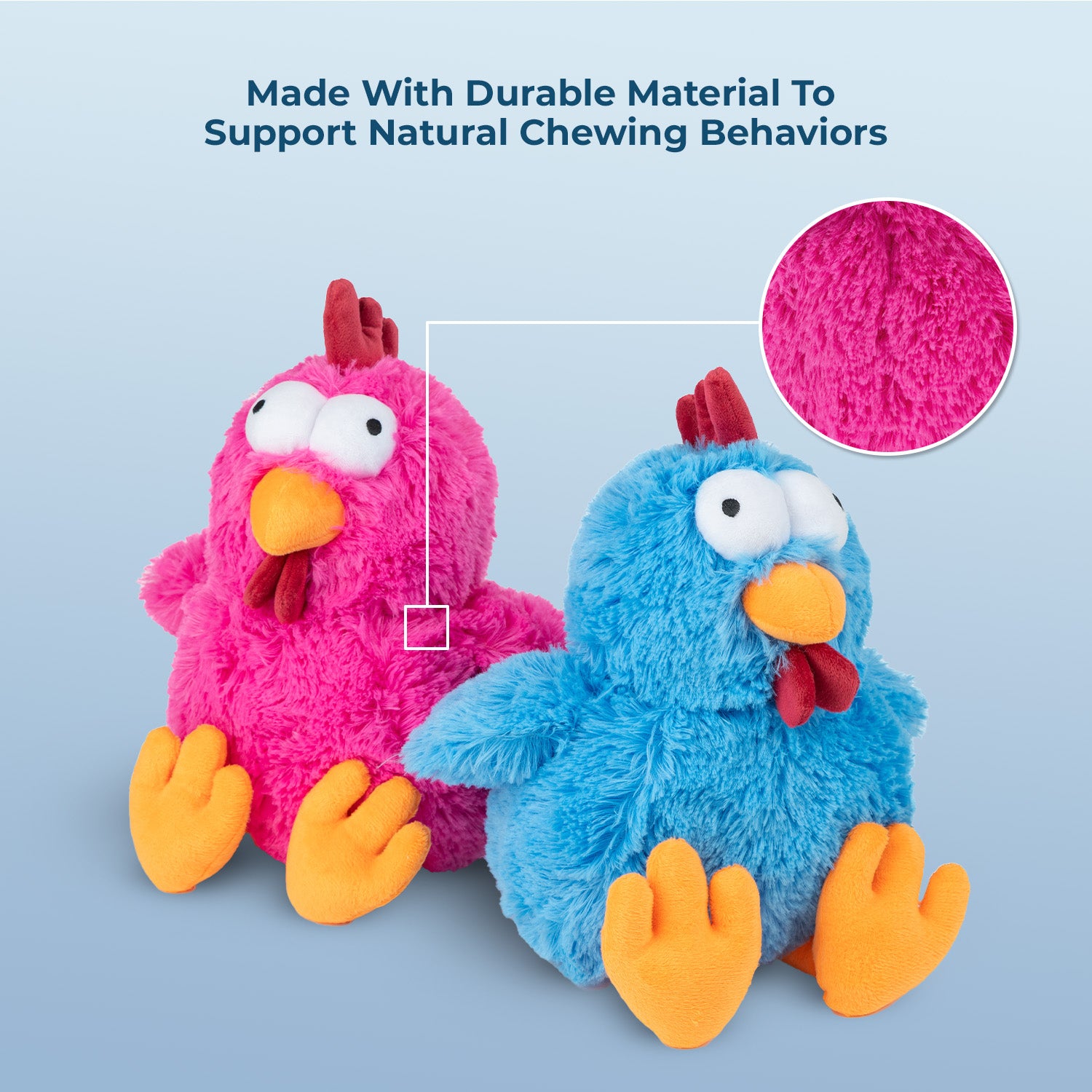 Mrs Cluck Plush Dog Toy For Everyday Play | Best Pet Supplies