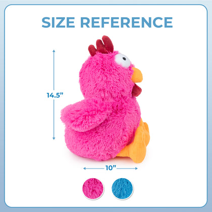 Mrs. Cluck Squeaky Plush Dog Toy