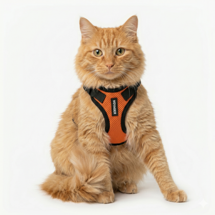 Step-In Lock Cat Harness for Security & Comfort