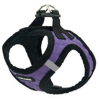 Step-In Plush Faux Leather Harness - VOYAGER Dog Harnesses