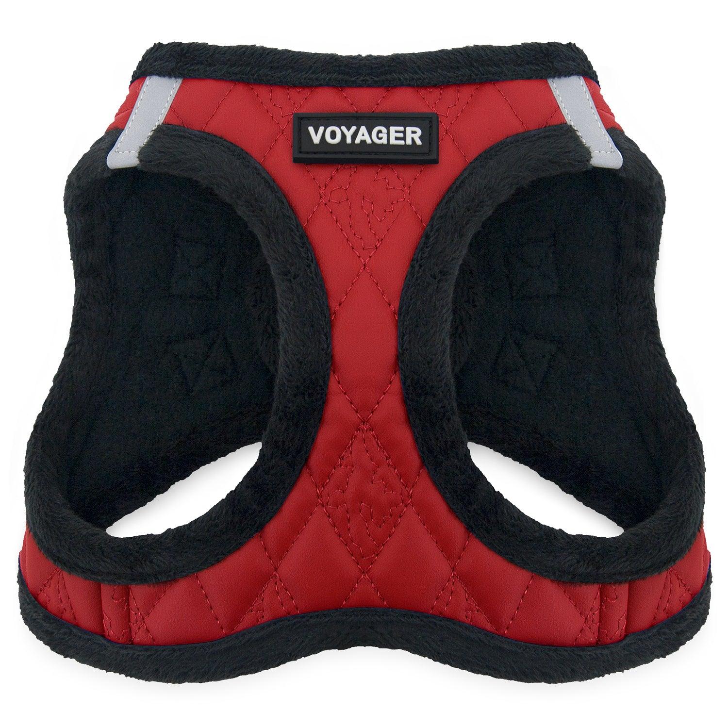 Step-In Plush Faux Leather Harness - VOYAGER Dog Harnesses
