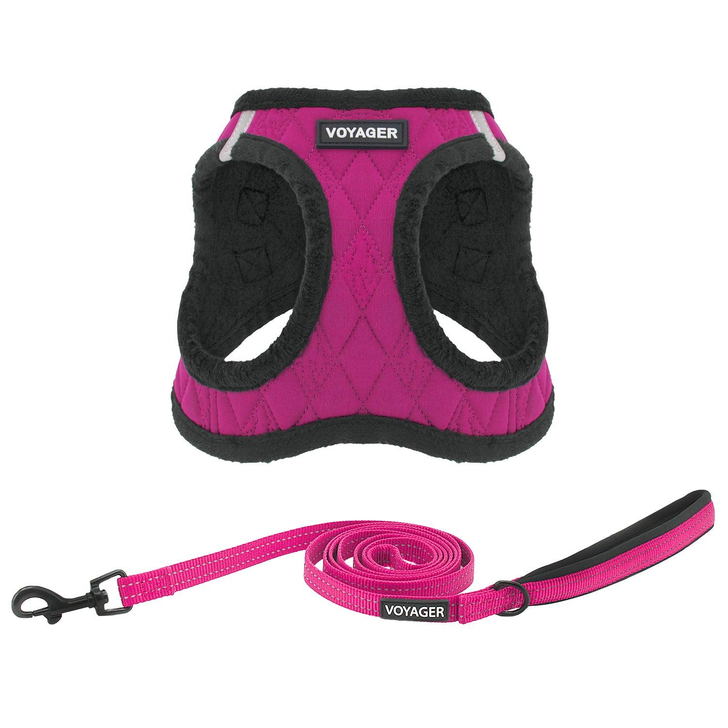 Step-In Plush Harness & Leash Combo Set - VOYAGER Dog Harnesses