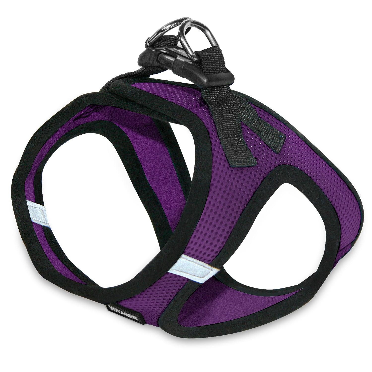 Voyager Step-In Flex Adjustable Dog Harness for All Breeds, Breathable Mesh, Purple, L