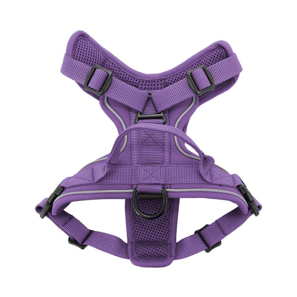 VOYAGER Maverick Dog Harness in Purple - Back