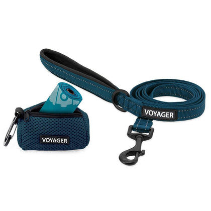 Leash & Mesh Dispenser Combo Set - VOYAGER Dog Harnesses