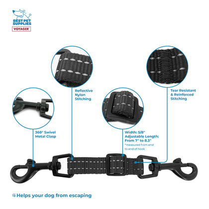 Dual-Clasp Safety Clip: Ultimate Collar & Harness Connection